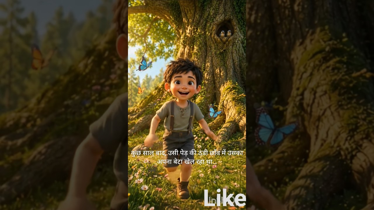 जिस दिन लकड़हारे ने पेड़ नहीं काटा... | दिल छू लेने वाली कहानी |  #shorts Shorts #Nature #SaveTrees