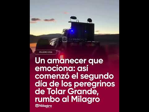 🌅🙏 ¡A PURO CORAZÓN EN LA PUNA! ASÍ ARRANCÓ EL SEGUNDO DÍA DE LOS PEREGRINOS DE TOLAR GRANDE