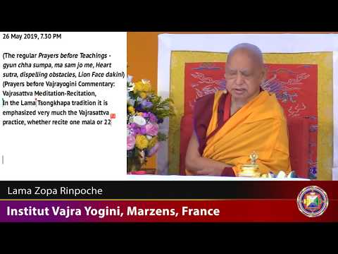 20190526 1930 LZR IVY FRANCE - Guru devotion, precious human rebirth, death and impermanence