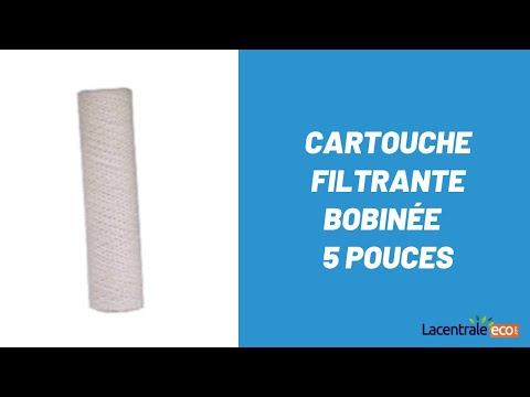 Cartouche filtrante bobinée 9" - 5µ