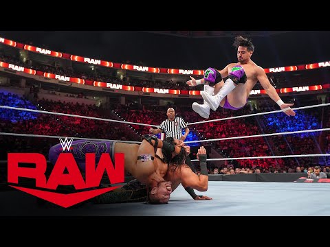 Mansoor & Mustafa Ali vs. Angel Garza & Humberto Carrillo: Raw, Sept. 20, 2021