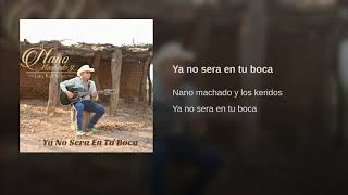 Ya no sera en tu boca