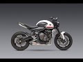 Yoshimura AT2 Race Full System SS Exhaust Pipe Works Triumph Trident 660