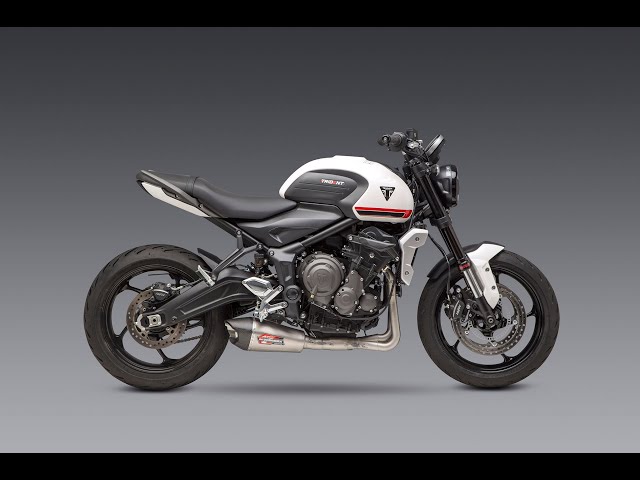 Yoshimura AT2 Race Full System SS Exhaust Pipe Works Triumph Trident 660 12