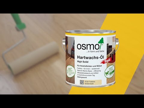 Hartwachs-Öl Rapid - Das bewährte Hartwachs-Öl, mit schneller Trocknung für deinen Holzfußboden!