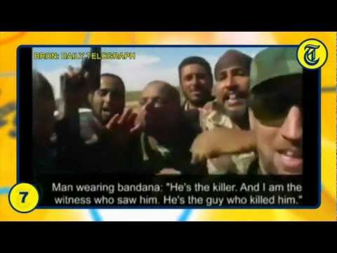 Nieuwsflits 24 Oktober 2011 - Deze man doodde Kaddafi