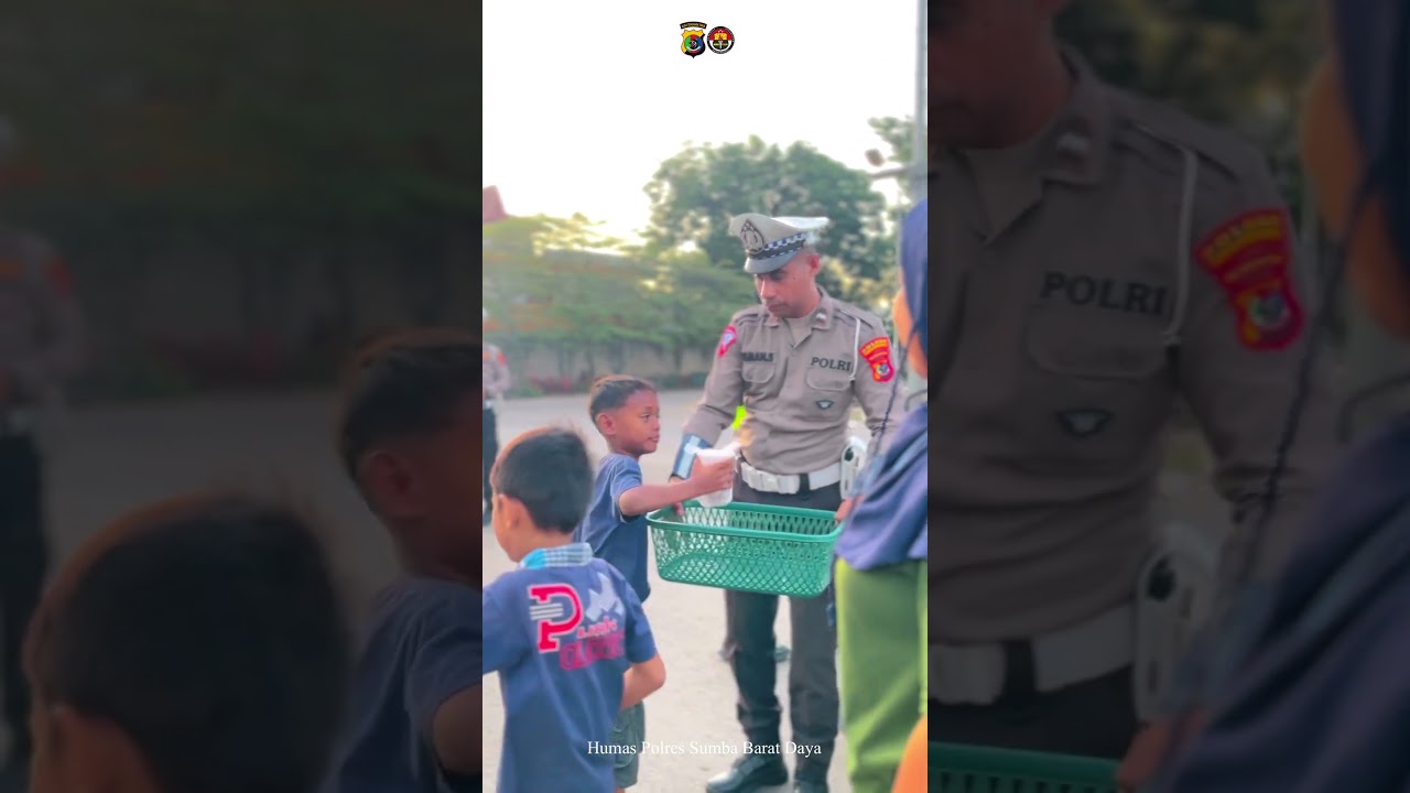Sat Lantas Warnai Bulan Suci Ramadhan Dengan Berbagi Takjil #polripresisi #polribagitakjil