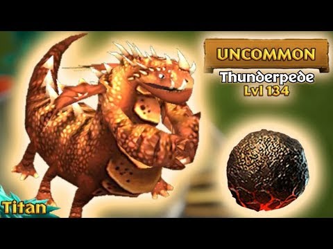 Thunderpede Max Level 134 Titan Mode | Dragons: Rise of Berk