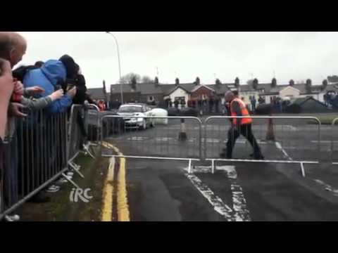 IRC Circuit of Ireland Rally 2012 - Mikkelsen Crash