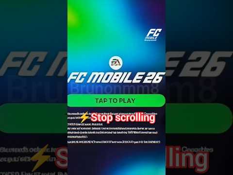 Can YOUR Phone Handle FC Mobile 26? 🤔🔥 (Must Watch Before Download)#fcmobile26 #shorts#fcmobile