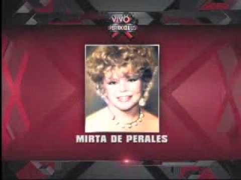 SuperXclusivo 5/9/11 - Fallece Mirta de Perales (1922-2011)
