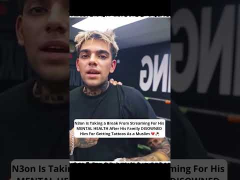 NEON GOT DISOWNED BY HIS FAMILY FOR THIS..#n3on #muslimcommunity #religion #n3onclips #tattooartist