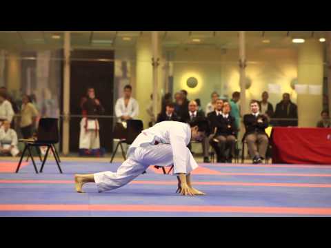 Kata de Sandy Scordo en finale des championnats de France de Karaté Kata senior