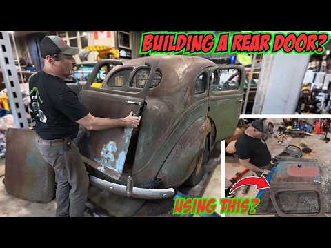 Building the back door for our '38 Plymouth Suburban!