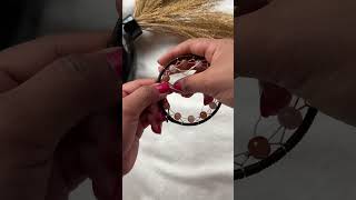 Dreamcatcher Diy #dreamcatchermaking #dreamcatchers #dreamcatcher #trendingshortstutorial #diyvideo