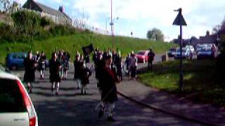 preview picture of video 'Currie Pipe Band April 2009'