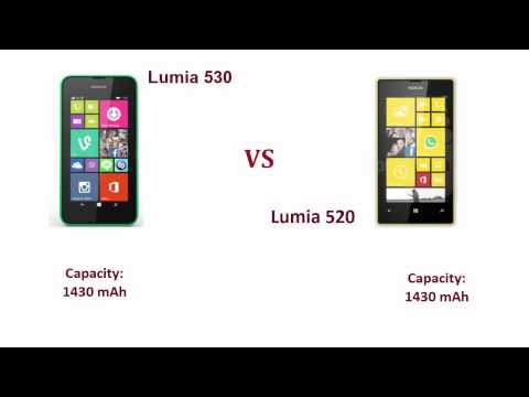 Nokia Lumia 530 vs Nokia Lumia 520