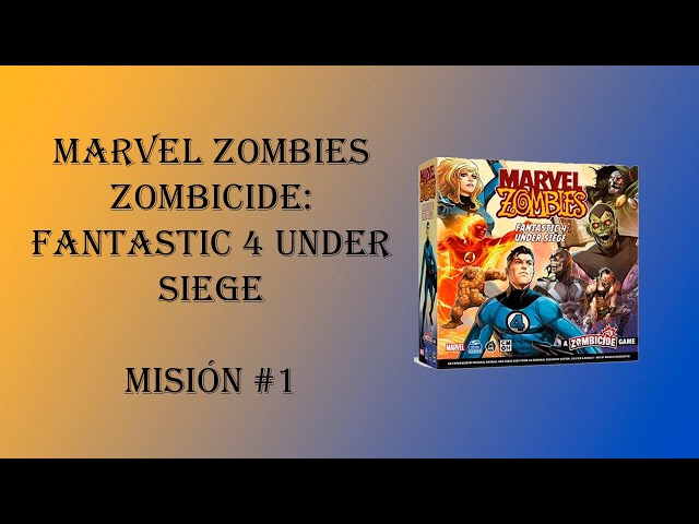Vídeo relacionado con CMON | Marvel Zombies: Fantastic 4 Under Siege | Expansión | Juego de Mesa Cooperativo en el Apocalipsis Zombi | A Partir de 14 Años | De 1 a 6 Jugadores | 60 Minutos por Partida | Español