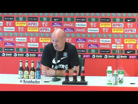 Pressekonferenz nach dem Heimspiel gegen den FSV Zwickau