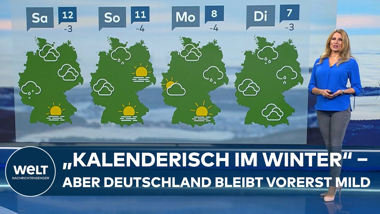DEUTSCHLAND-WETTER: Mild im Westen, Sonne im Osten, Frost in den Alpen – Die Aussichten