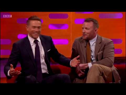 Guy Ritchie gives Charlie Hunnam the real sword from King Arthur on Graham Norton Show