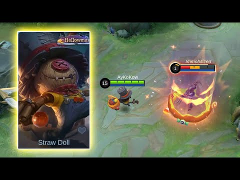Cyclops straw doll halloween skin
