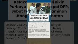 Menkeu Purbaya Ngakak Dengar Jawaban KSAD Jenderal Maruli, Tentara Dijadikan Jaminan Utang