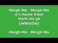 Heigh Ho Sing Along