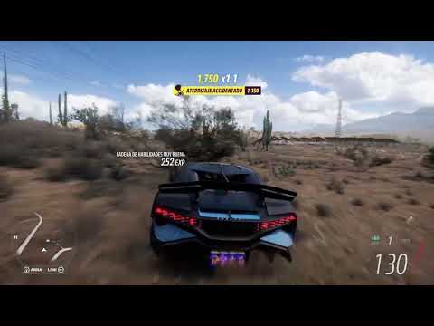 Forza Horizon 5 como agarrar el cartel de experiencia en la torre del tendido eléctrico.