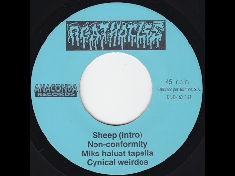 Agathocles - Contra Las Multinacionales Asesinas Accion Directa Split w/ Violent Headache [1993]