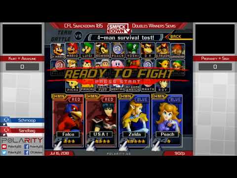 CFL Smackdown 185 Melee - Arakune + Kurt vs Profanity + Sigh - Doubles Winners Semis