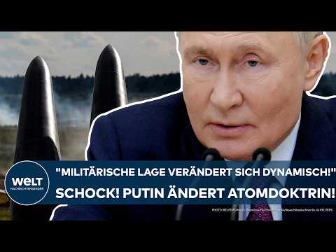 Video Thumbnail: UKRAINE-KRIEG: "Militärische Lage verändert sich dynamisch!" Schock! Putin ändert Russen-Atomdoktrin