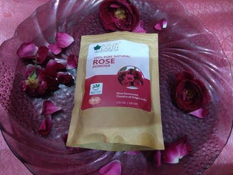 Bliss Of Earth 100 Perc. Pure Rose Natural Powder - Review
