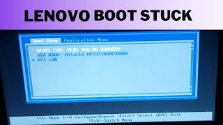 How to Fix Lenovo stuck at Boot Menu