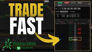 Active Trader on ThinkorSwim | Fastest Way to Trade In ThinkorSwim