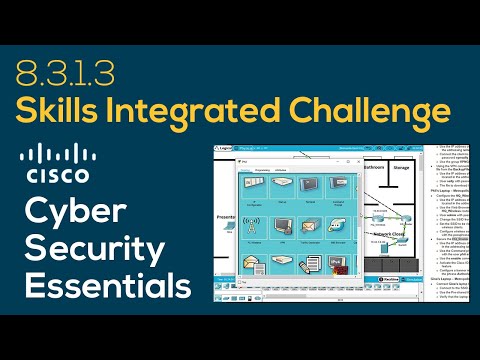 Cisco Cybersecurity Essentials 8.3.1.3 Skills Integrated Challenge | Packet Tracer demonstration
