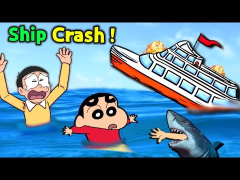 Surviving Ship Crash 😱 || 😂 Funny Game Roblox