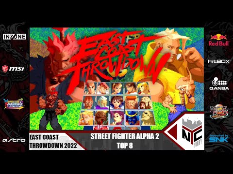 Street Fighter Alpha 2 East Coast Throwdown 2022 TOP 8