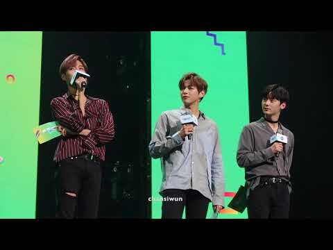 170923 KCON AUSTRALIA - WANNA ONE - DAEHWI, DANIEL, MINHYUN HOST