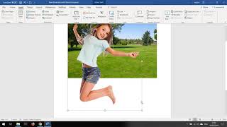How To Insert Image Into Another Image Using Microsoft Word and Make Background Transparent