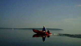 preview picture of video 'Cruising on Lake Superior in Munising Bay Michigan in my new KaBoat Sk396. Watch it HD'