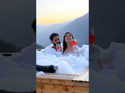 Romantic Bubble Dome of Manali 😍 #shorts #soyabeancouple