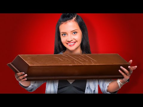 GIANT FOOD RECIPES || Macro VS Micro World by 5-Minute Recipes!