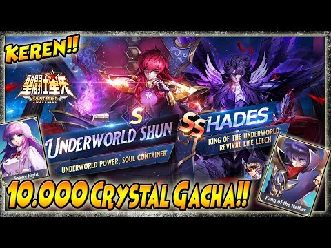 10.000 Crystal GACHA!! SHUN "Hades" UNDERWORLD!! [HEALER & SUPPORT] - Saint Seiya Awakening