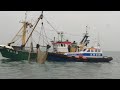 Urker viskotter op Noordzee gezonken, bemanning gered