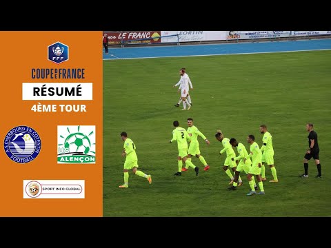 Résumé Coupe de France : AS CHERBOURG  - US ALENCON (1-5)