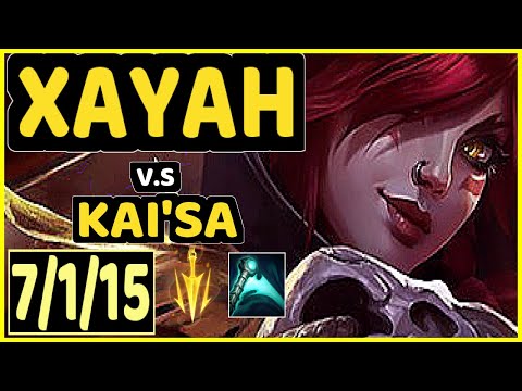 INNAXE (XAYAH) vs KAI'SA - 7/1/15 KDA BOTTOM ADC GAMEPLAY - EUW Ranked GRANDMASTER