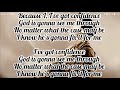Elvis Presley - I've Got Confidence (Lyrics)