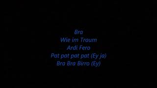 Ardian Bujupi &amp; Fero47 - Wie im Traum (Lyrics)