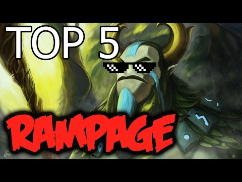 Dota 2 Top 5 Plays - Top 5 Rampage Plays EP. 2